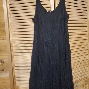 Torrid plus size black lace dress sz 1